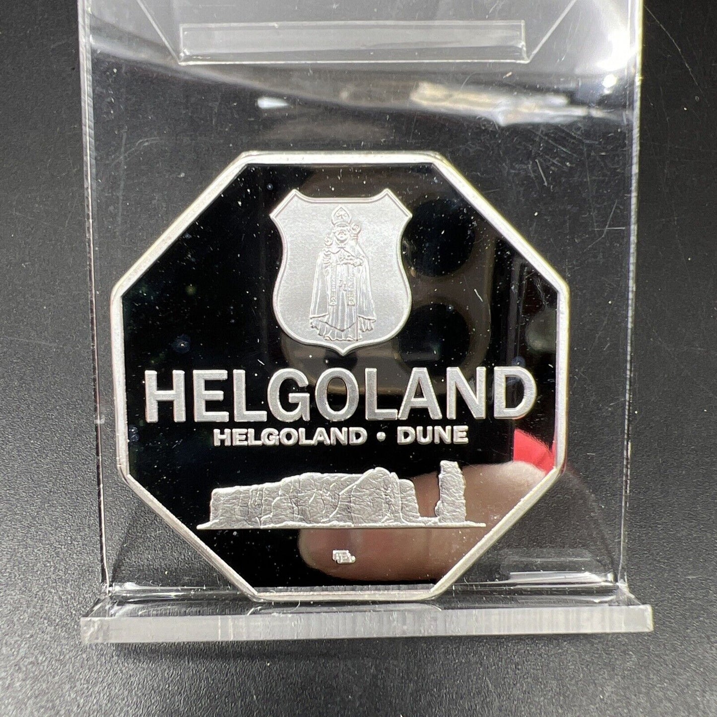 2017 Hegoland Dune Silver Plated Medal 20 Marks Choice Proof