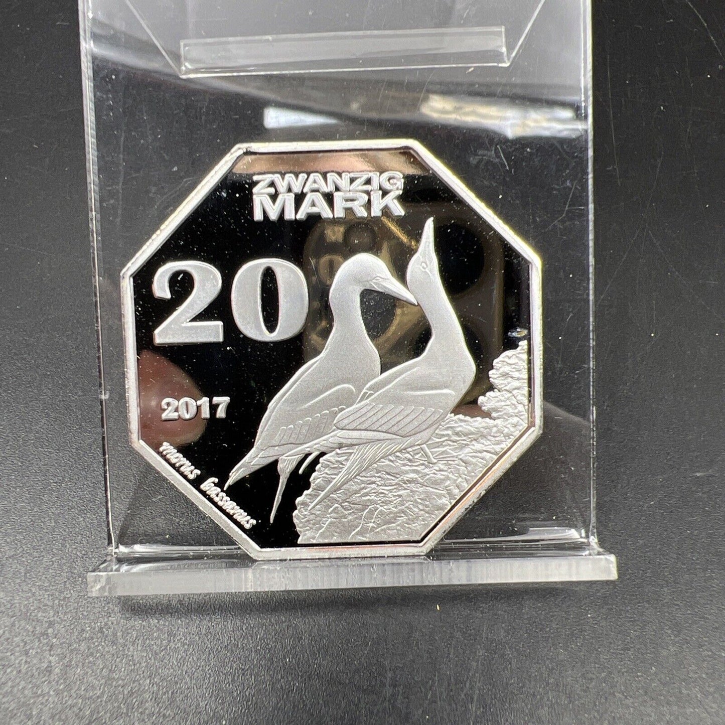 2017 Hegoland Dune Silver Plated Medal 20 Marks Choice Proof