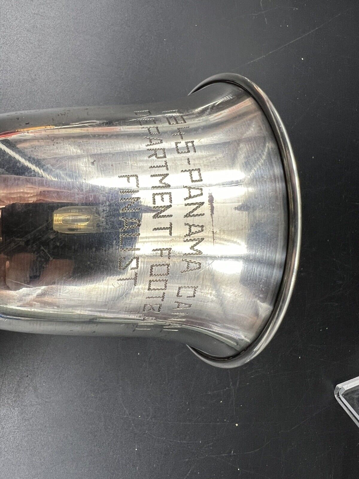 1945 Panama Canal Department Football Finalist 120G Sterling Silver Cup Antique