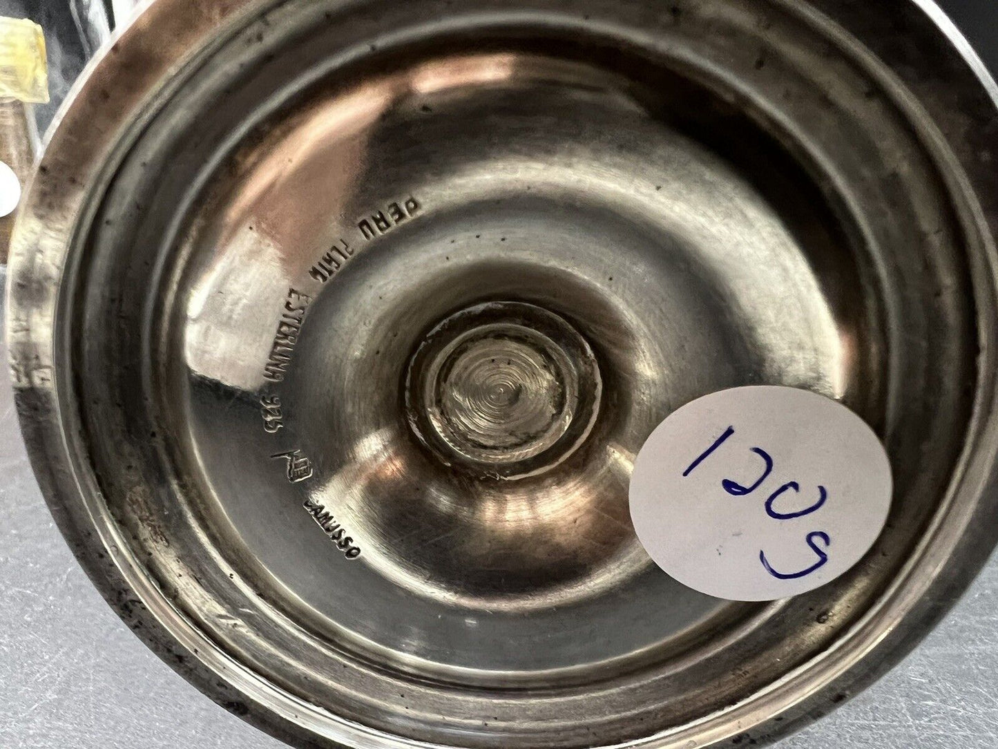 1945 Panama Canal Department Football Finalist 120G Sterling Silver Cup Antique