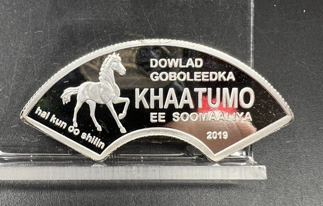 2019 Khaatumo Somalia 1000 Shilin Silver Plated Medal Choice Proof