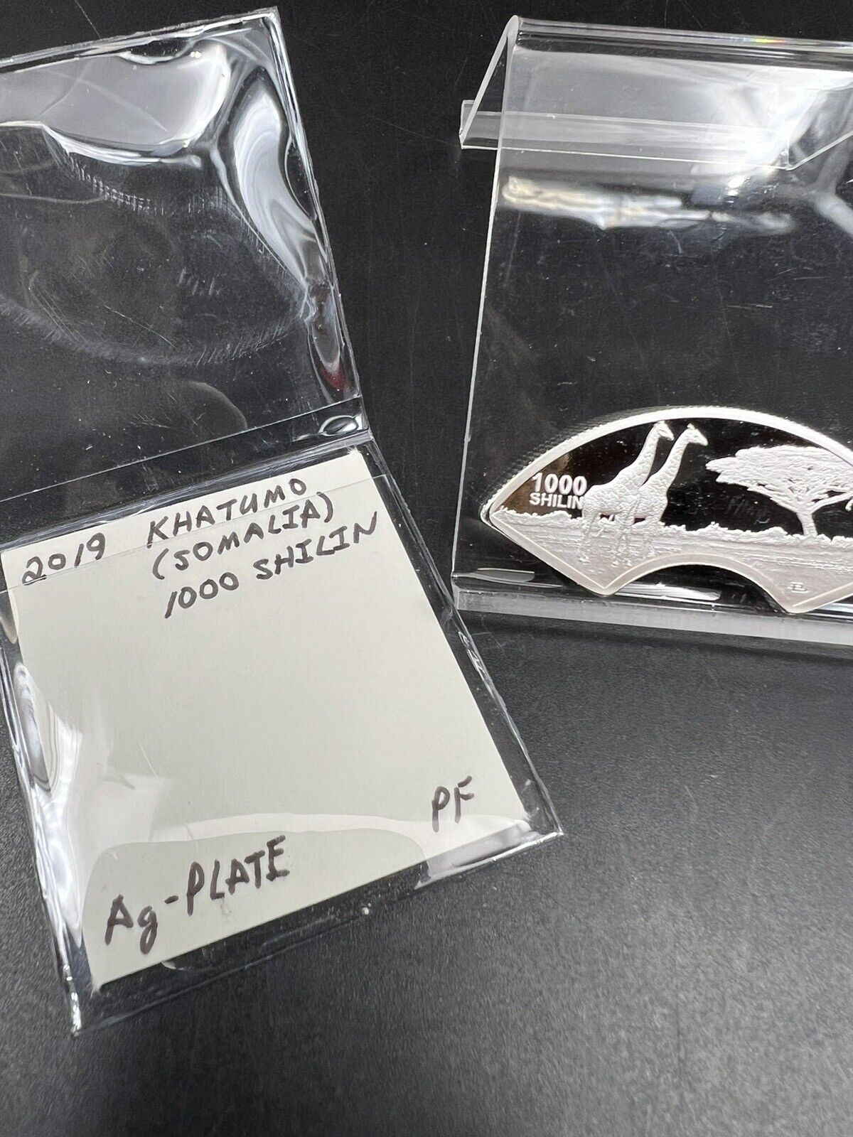 2019 Khaatumo Somalia 1000 Shilin Silver Plated Medal Choice Proof