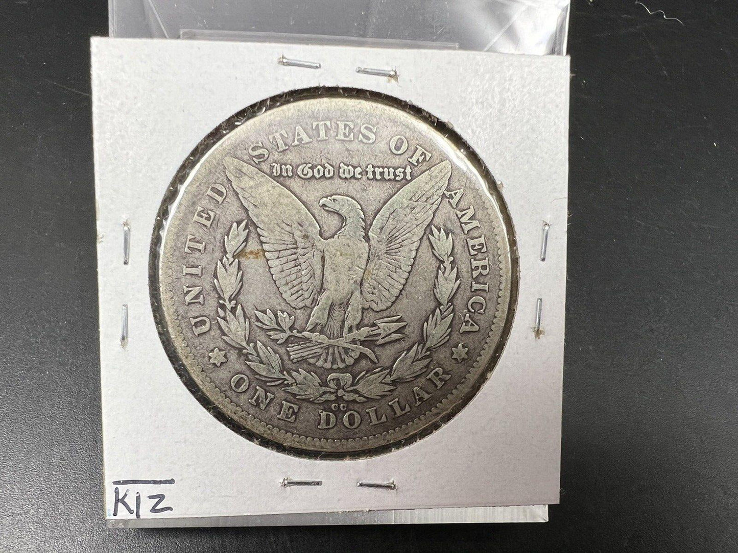 1878 CC Morgan Silver Eagle Dollar Coin Choice Good / VG Very Good Circ