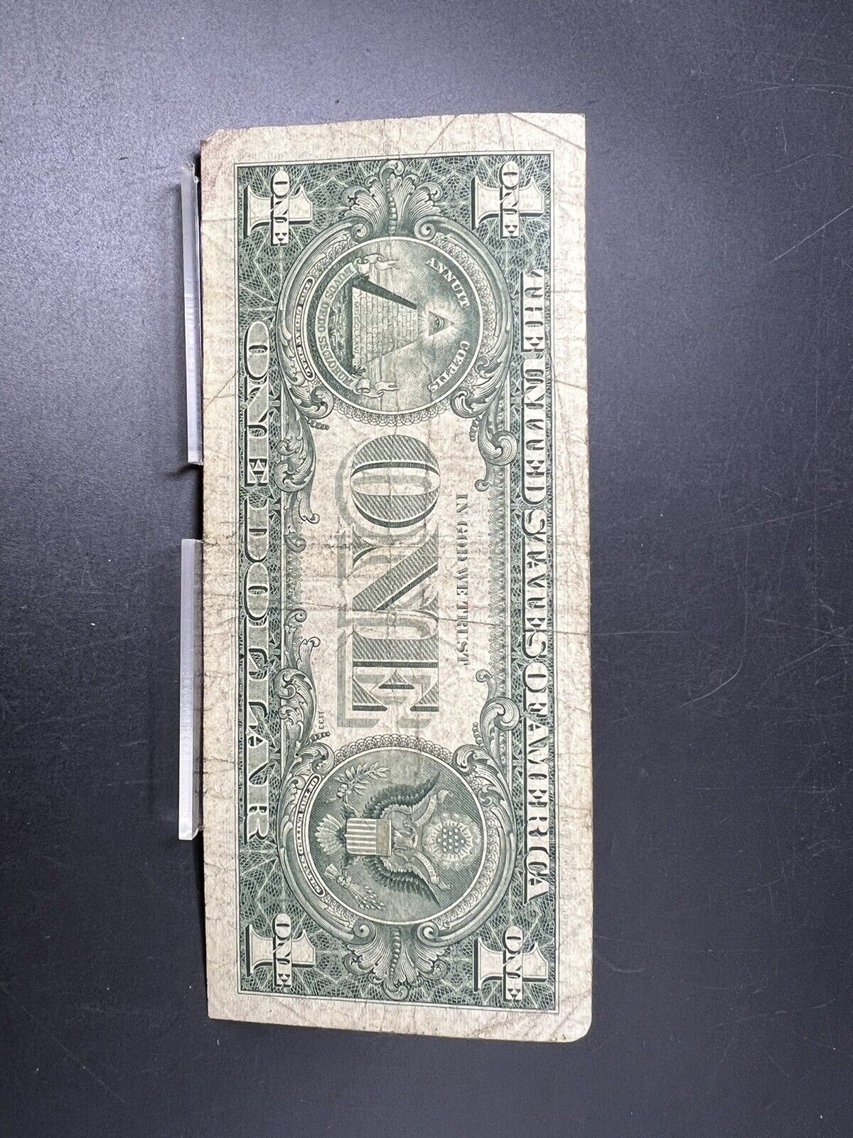 1963 B $1 Barr FRN Federal Reserve Note Good Circ 7777 Repeat Serial #