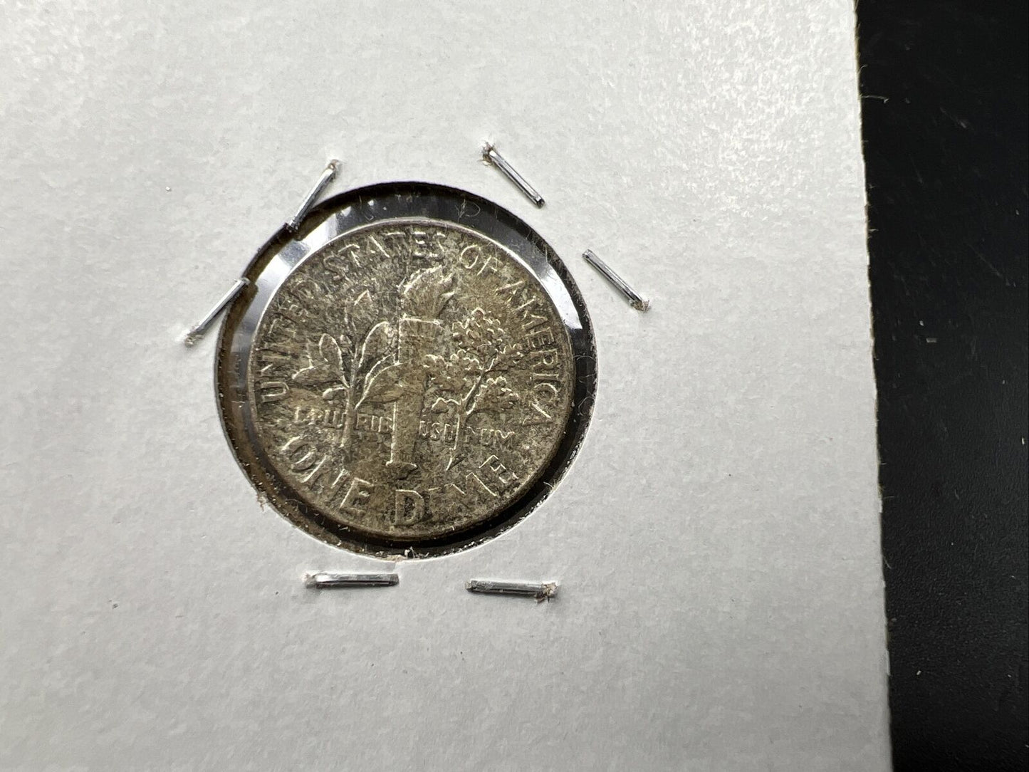 1954 P 10c Roosevelt Silver Dime coin BU UNC Neat Toning Toner