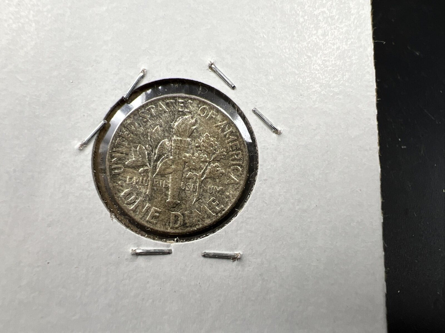 1954 P 10c Roosevelt Silver Dime coin BU UNC Neat Toning Toner