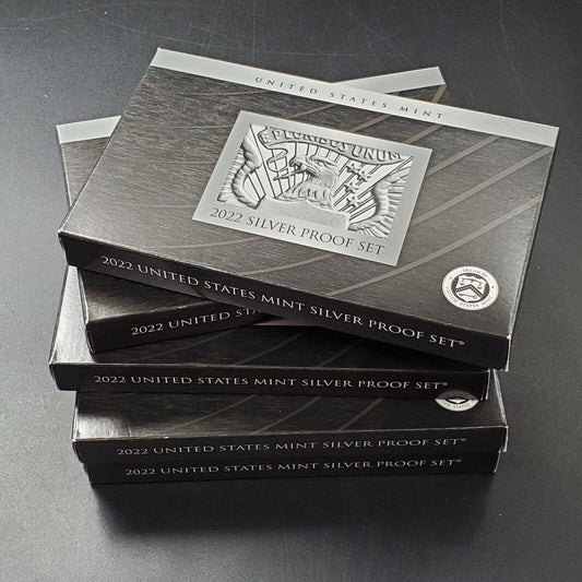 2022 United States Silver Proof Set OGP Box COA 10 Coins w/ Womens Quarters FULL