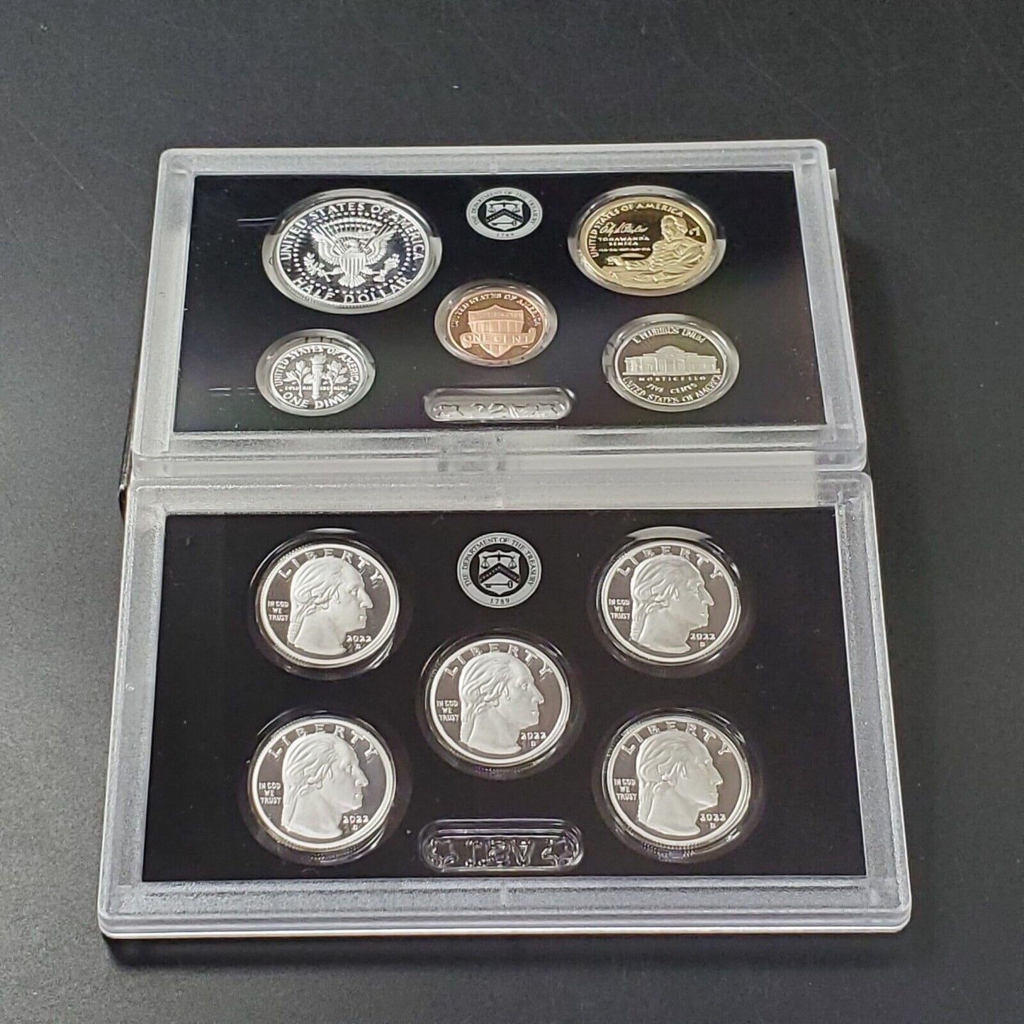 2022 United States Silver Proof Set OGP Box COA 10 Coins w/ Womens Quarters FULL