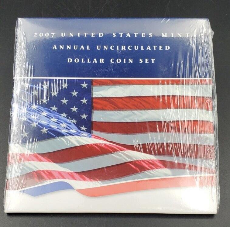 2007 US ASE 1 oz Silver Eagle Presidential Annual GEM UNC Dollar Coin Set SEALED