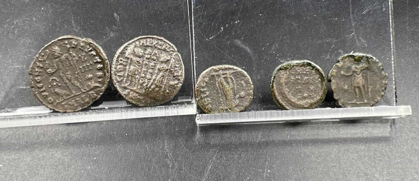 Museum Quality Lot Set of 5 Ancient Roman Coins CH Circ conditions SKU#1231B