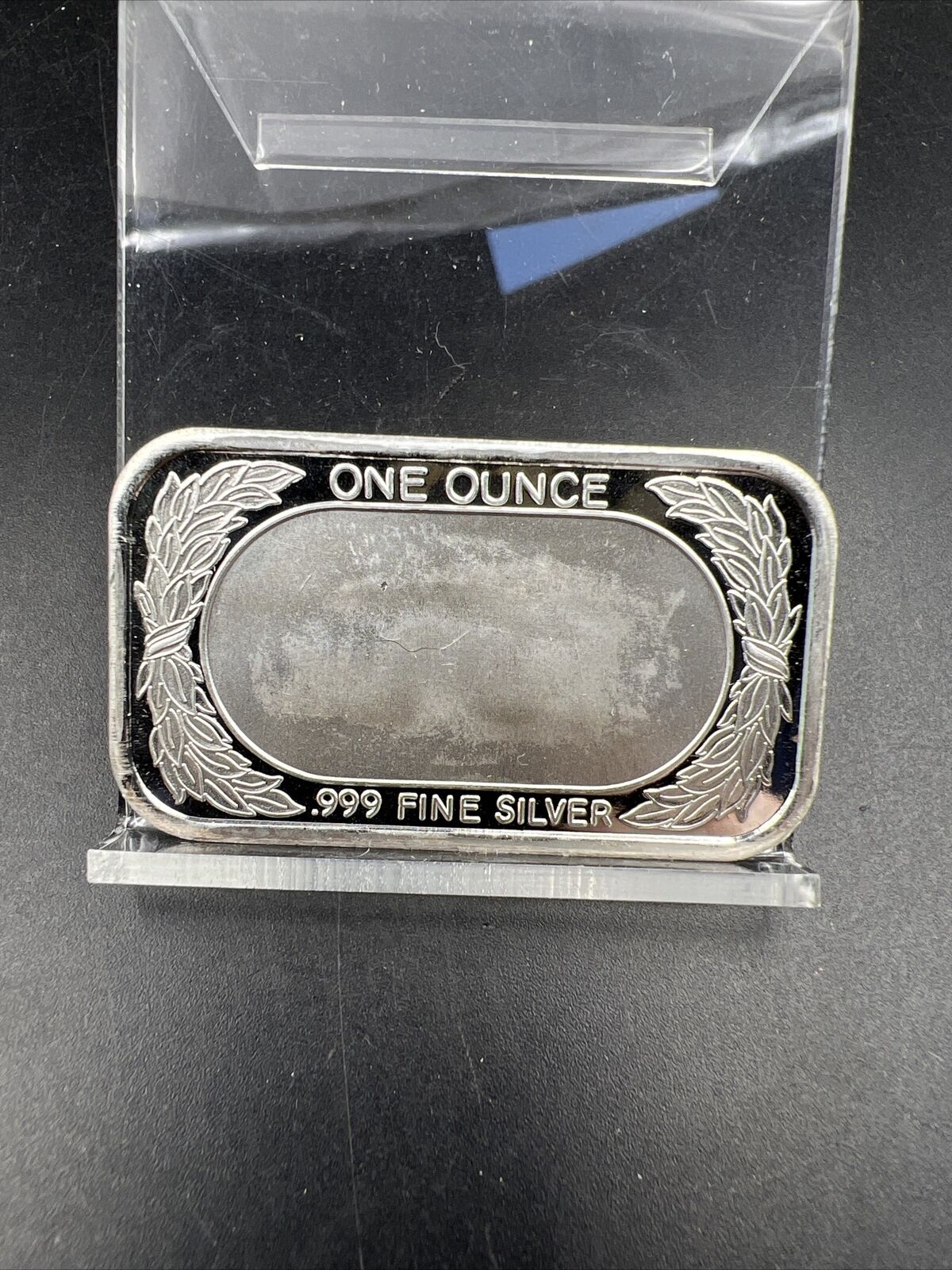 1955 Ford Crown Victoria Classic Sedan Car 1 oz Silver Art Bar BU Choice UNC