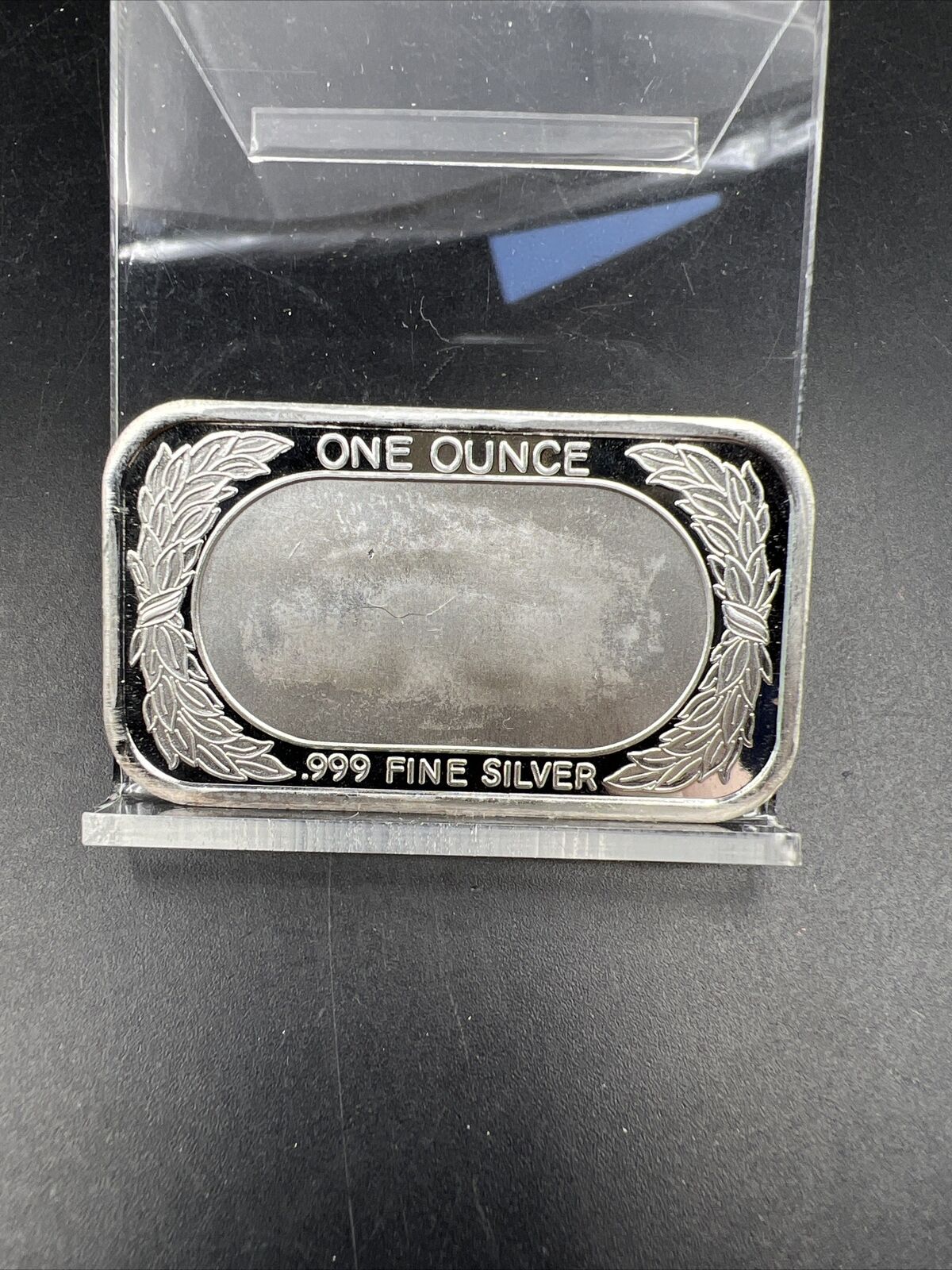 1955 Ford Crown Victoria Classic Sedan Car 1 oz Silver Art Bar BU Choice UNC