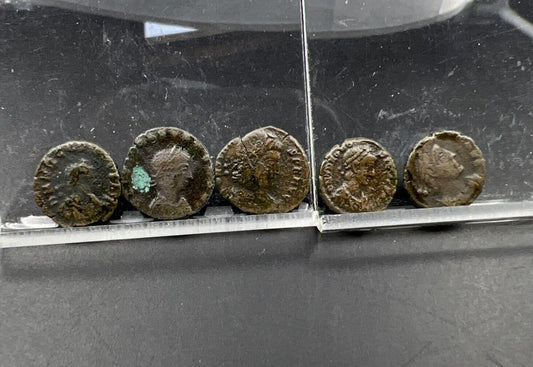 Museum Quality Lot Set of 5 Ancient Roman Coins CH Circ conditions SKU#372024AD