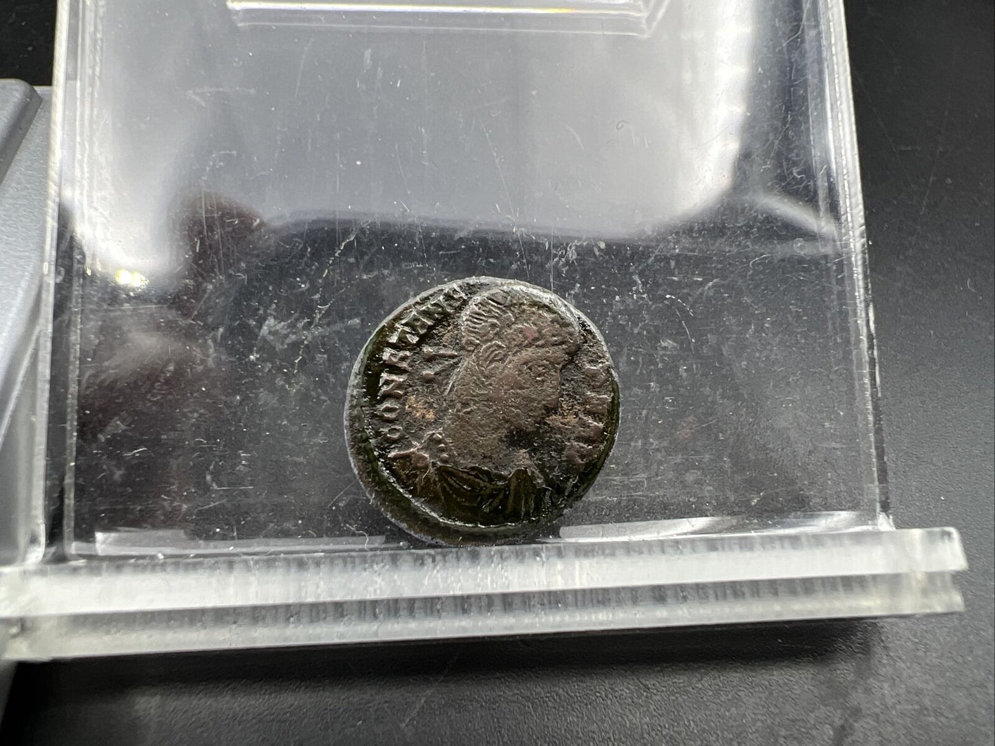 Constantine II Ancient Roman Empire Bronze Coin AE 4 VG Circ SKU3724B