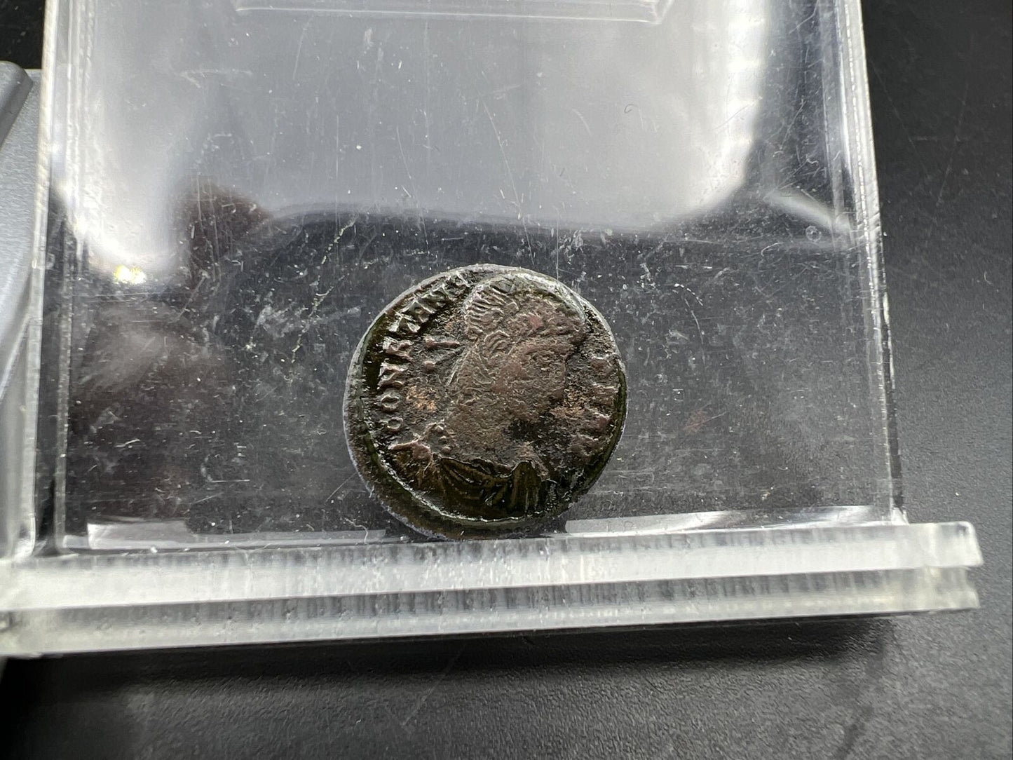 Constantine II Ancient Roman Empire Bronze Coin AE 4 VG Circ SKU3724B