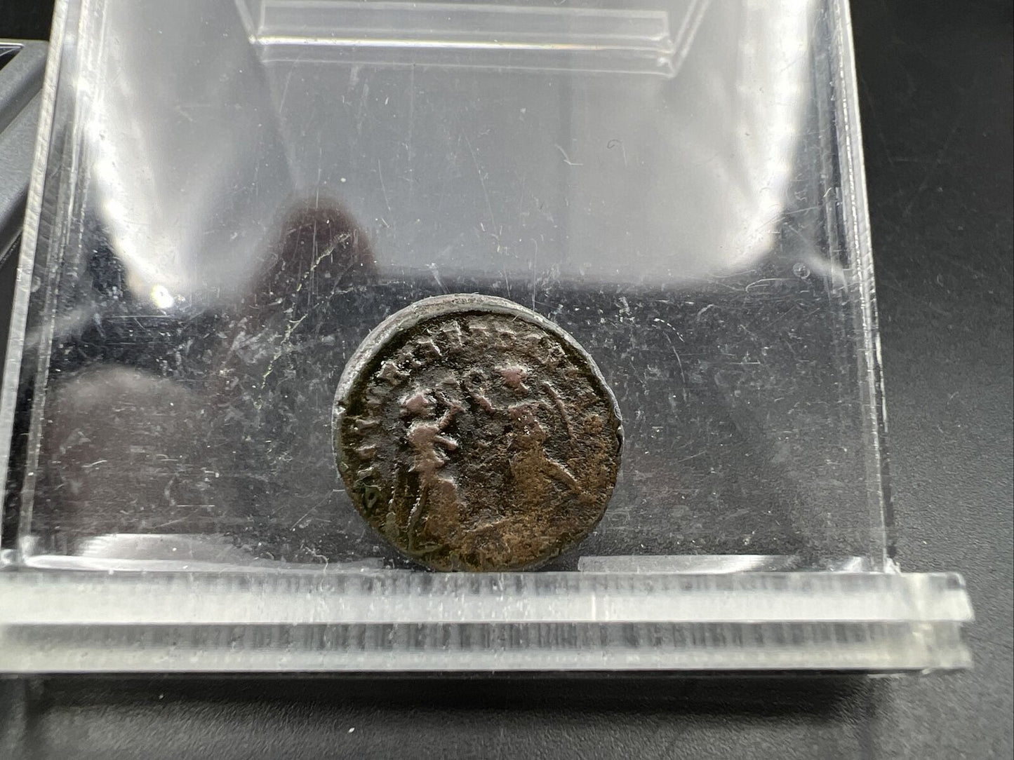 Constantine II Ancient Roman Empire Bronze Coin AE 4 VG Circ SKU3724B