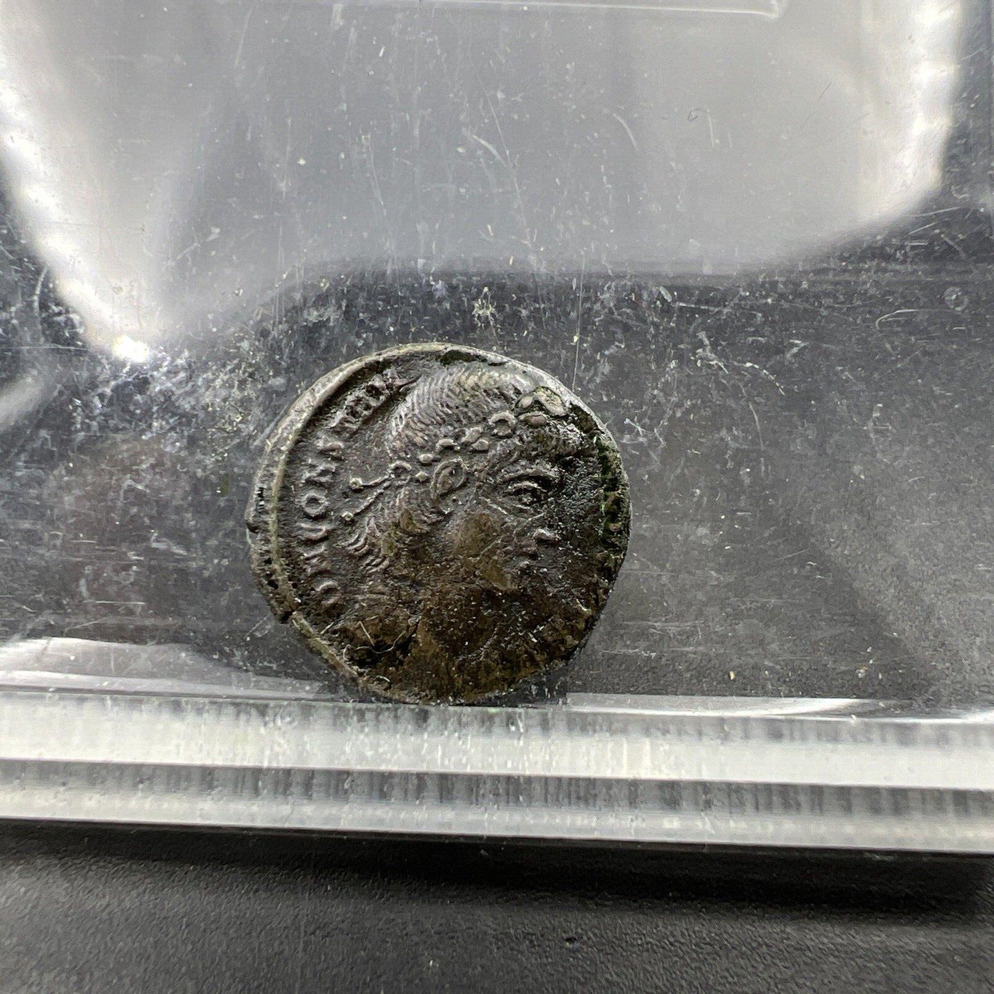 Constantine the Great Ancient Roman Bronze AE 4 Coin c. 336 - 337 AD Fine Circ