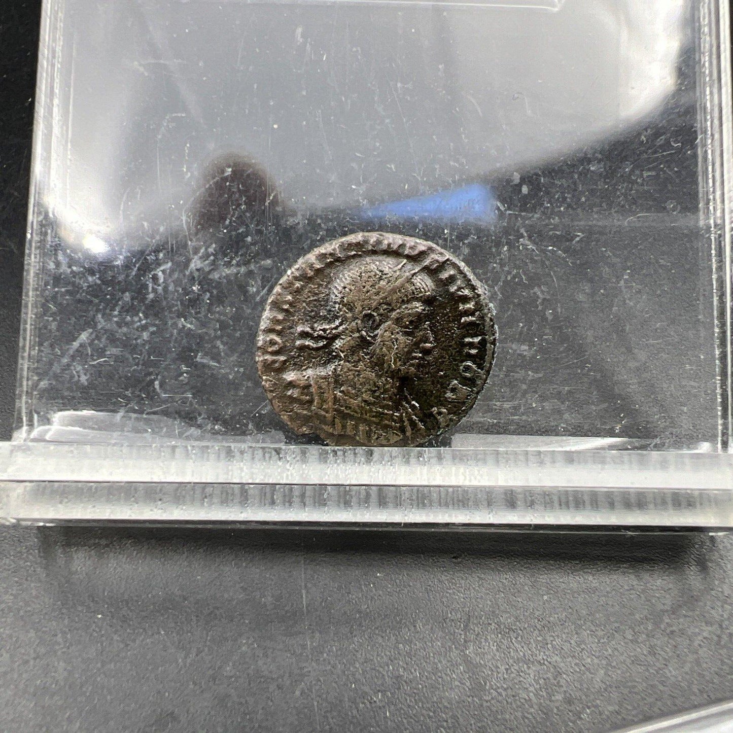 Constantine II The Second AE 4 Ancient Bronze Coin c. 336 - 340 AD Fine Circ #4X