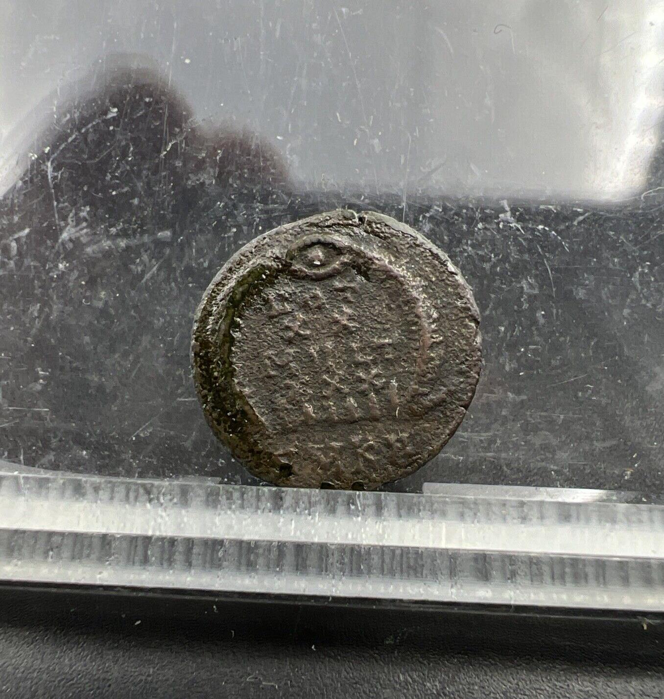 Constantius II AE 4 Ancient Roman Bronze Coin c. 347 - 348 AD VG Circ SKU#3724V