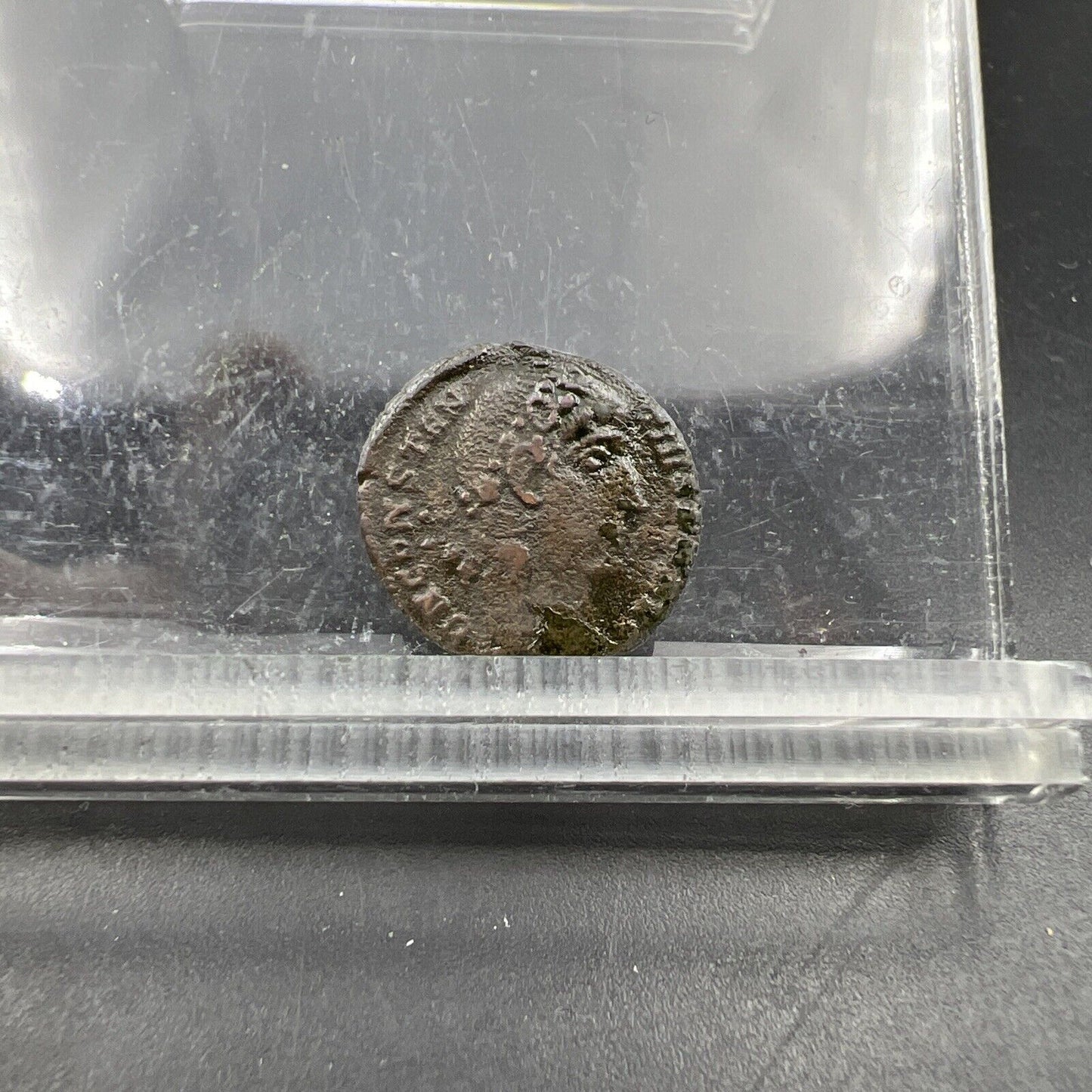 Constantius II AE 4 Ancient Roman Bronze Coin c. 347 - 348 AD VG Circ SKU#3724V