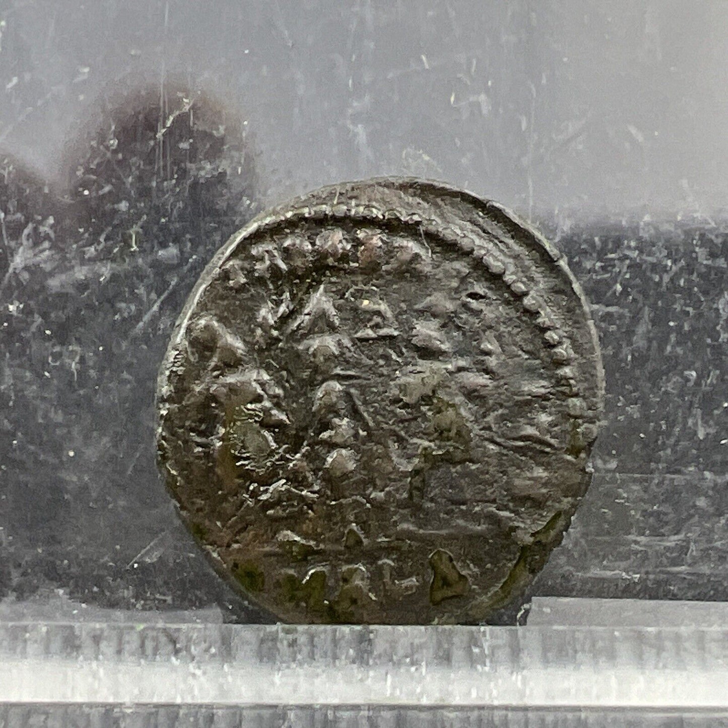 AE 4 Ancient Roman Bronze Coin Two Soldiers Reverse AG / Good Circ SKU#3724S