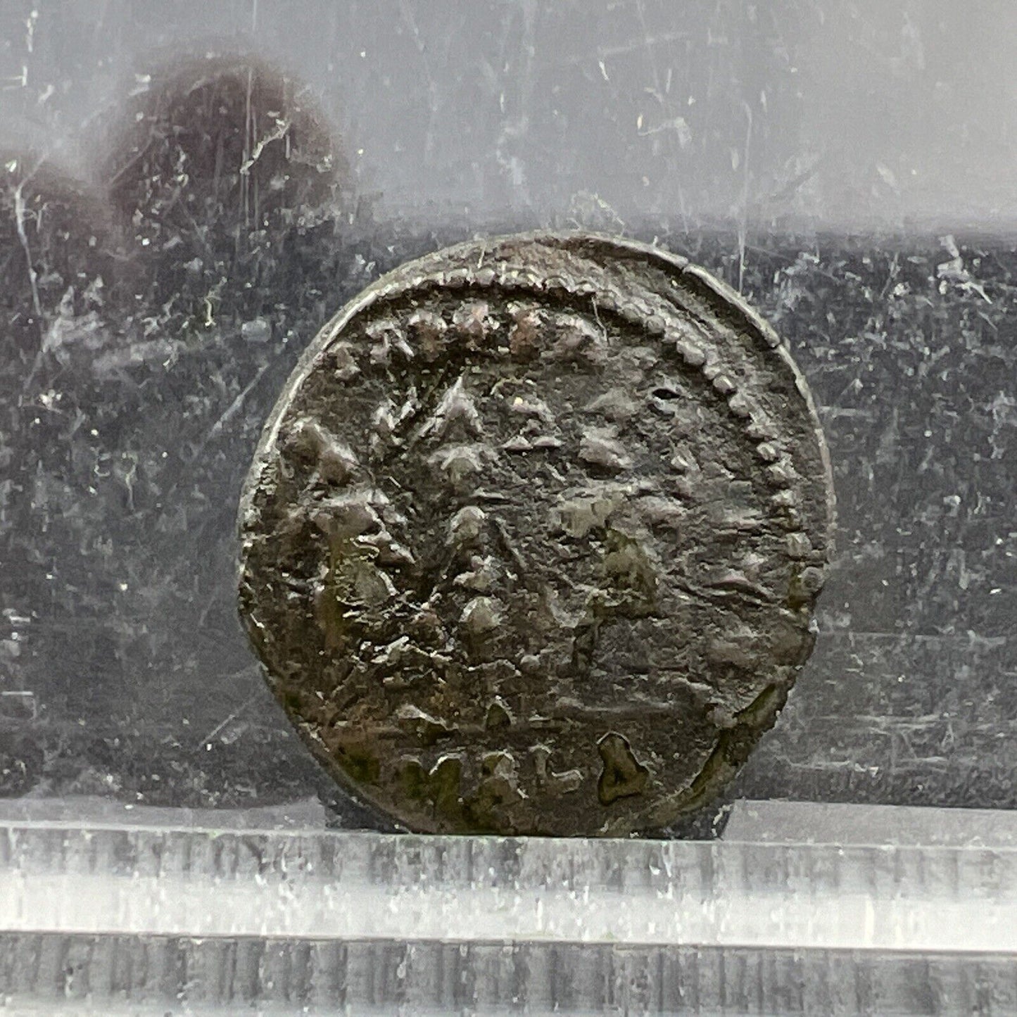 AE 4 Ancient Roman Bronze Coin Two Soldiers Reverse AG / Good Circ SKU#3724S