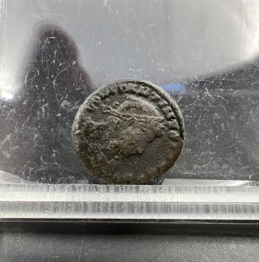 c. 335 AD Delmatius AE 3 Nummus Ancient Roman Coin Good Circ SKU#3724T