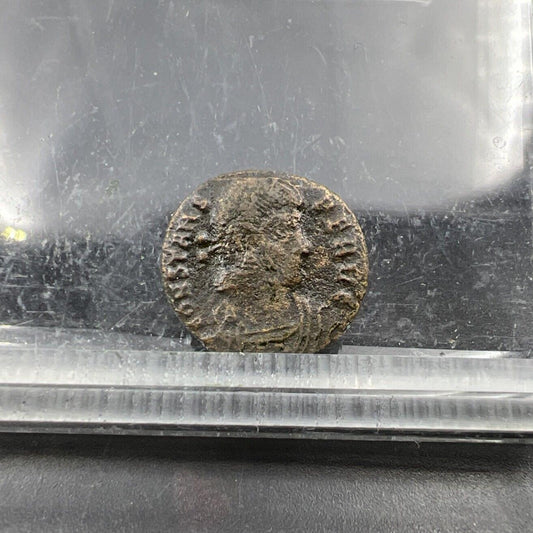 c. 342 - 348 Emperor Constans AE 4 Ancient Roman Coin VG Details SKU#3724R