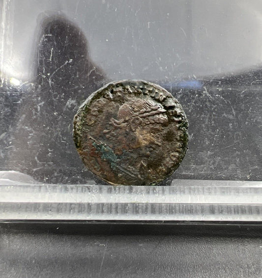 AE 4 Roman Bronze Coin Very circulated (c. 317-498) SKU#3724P
