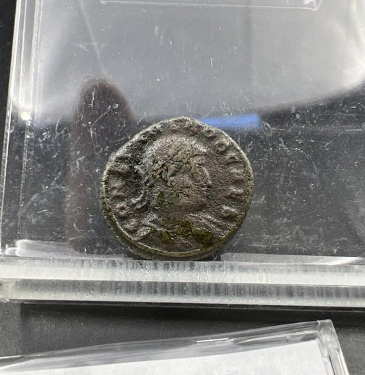 Emperor Constans AE 3 Nummus Ancient Bronze Coin c. 333 - 336 AD VG Circ SKU3724