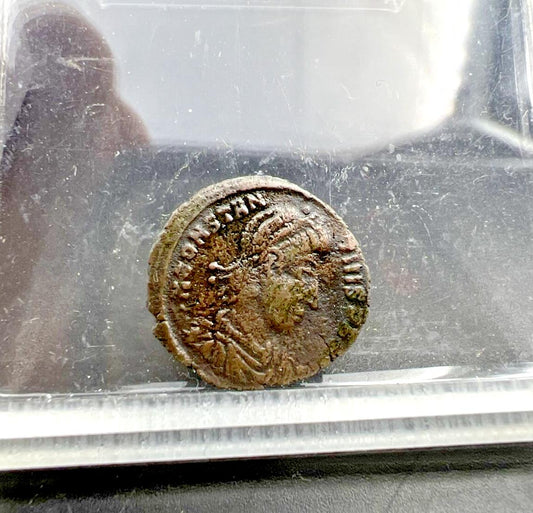 353 -354 Emperor Constantius II AE 3 Nummus Ancient Bronze Coin AG Circ SKU3724C