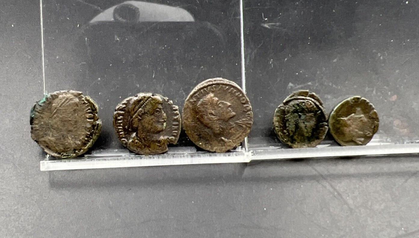Museum Quality Lot Set of 5 Ancient Roman Coins CH Circ conditions SKU#3724AB