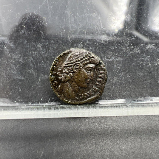 Emperor Constans AE 4 Ancient Roman Bronze Coin c. 347-348 AD CH VF SKU32124P