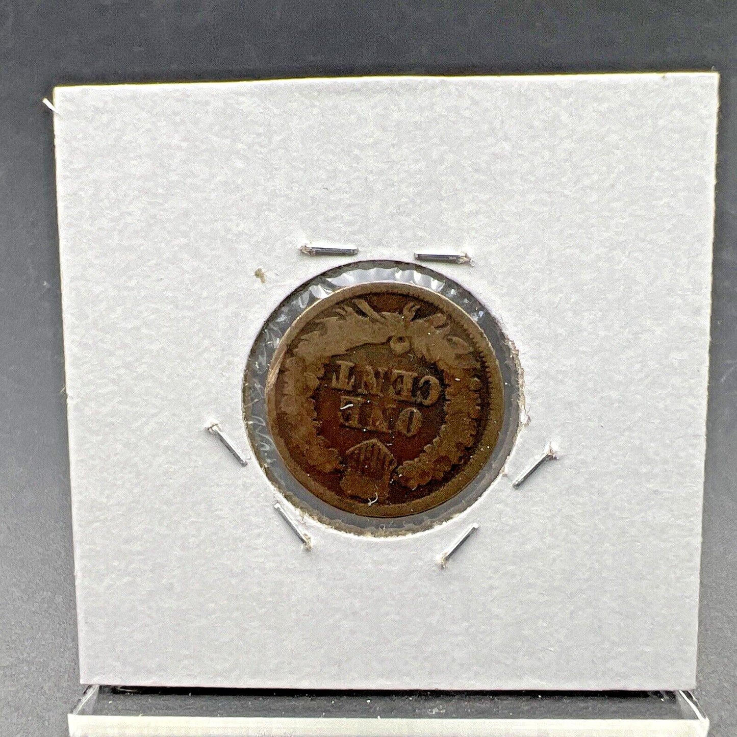 1864 1c Indian Cent Penny Coin Copper Nickel Alloy G / VG Details