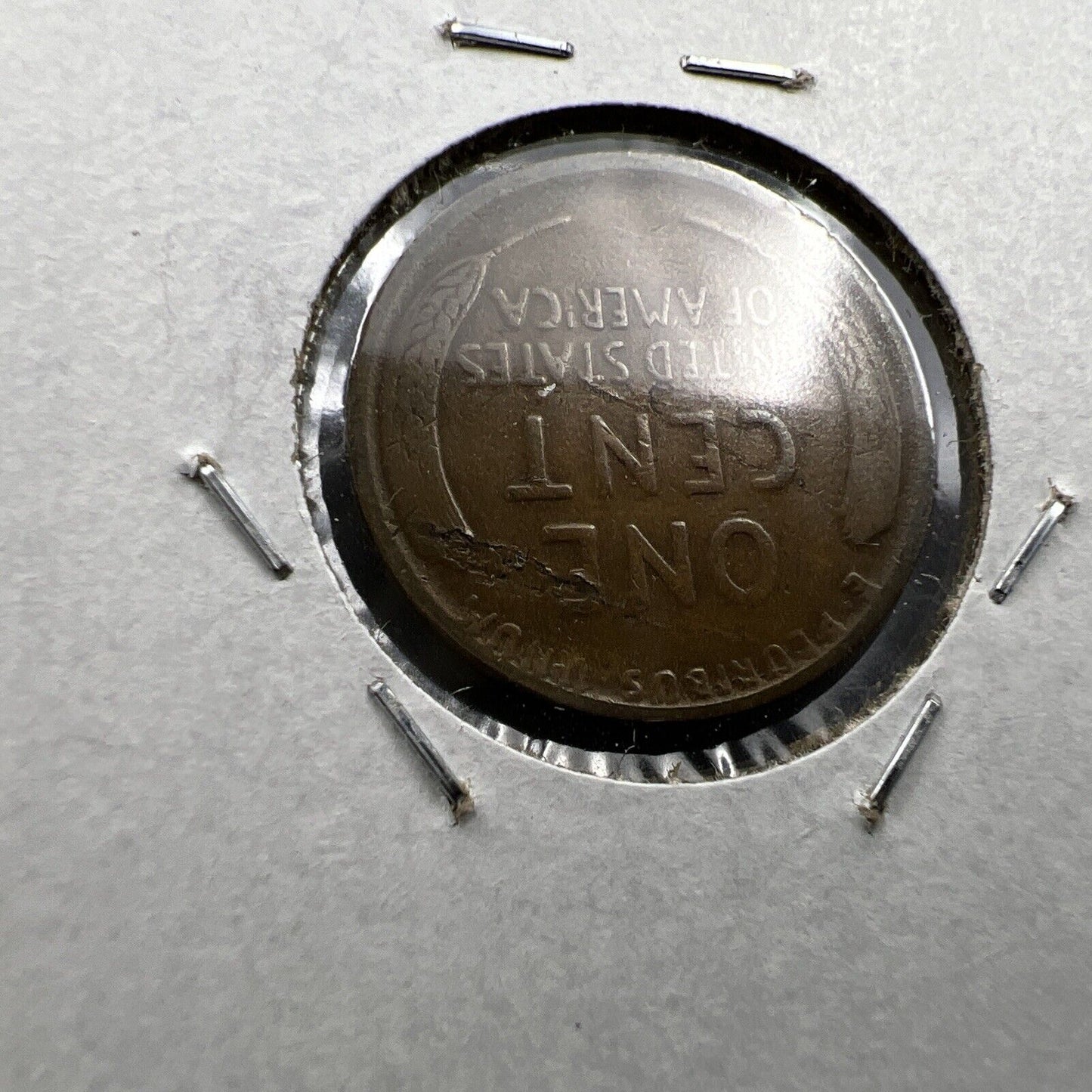 1921 S Lincoln Wheat Cent Penny Choice Fine Circ Laminated Planchet Error REV