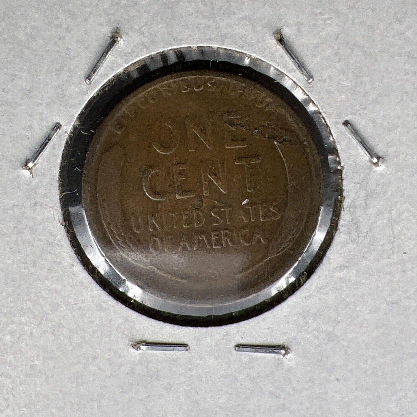 1921 S Lincoln Wheat Cent Penny Choice Fine Circ Laminated Planchet Error REV