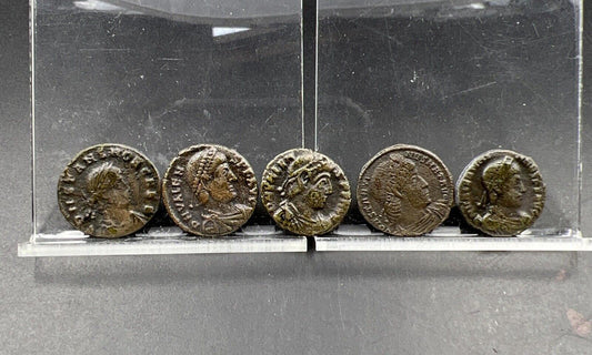 Museum Quality Lot Set of 5 Ancient Roman Coins CH Circ conditions SKU#22424B 🔍