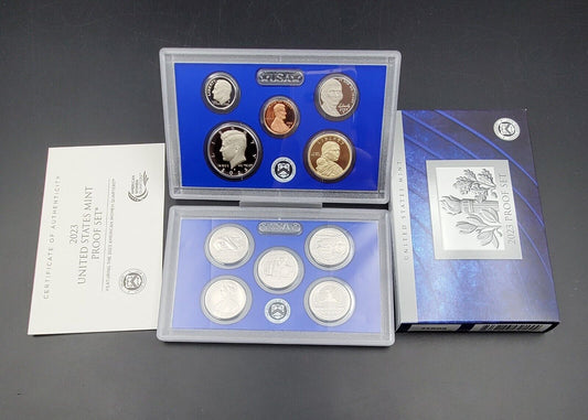 2023 S US Mint GEM Proof Set 10-Coin with Complete American Woman Quarters OGP