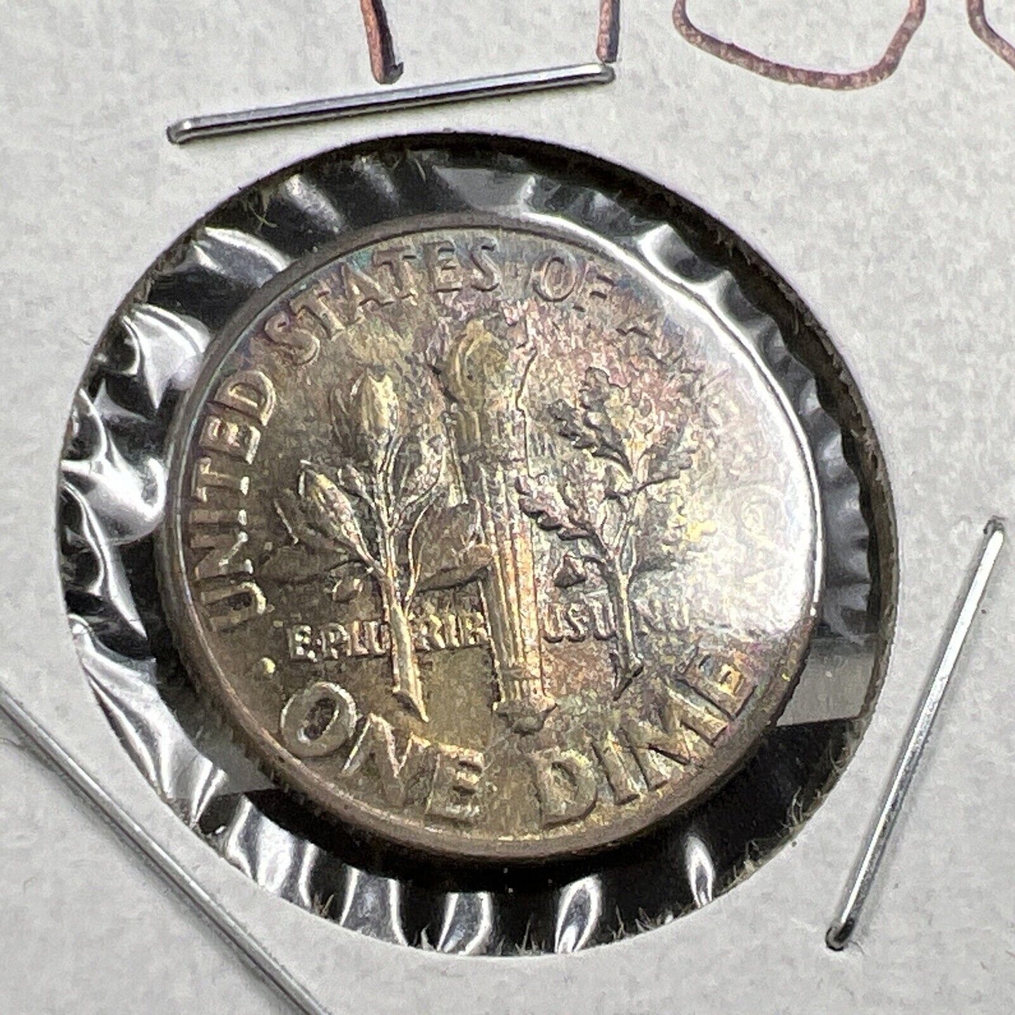 1956 P 10c Roosevelt Dime Coin CH BU PQ Nice Original Toning Toner SKU#GN3