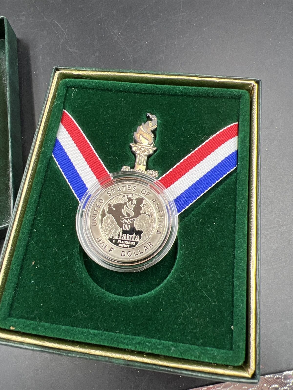 1995 U.S. Olympic Coins Atlanta Centennial Basketball Proof Half Dollar OGP