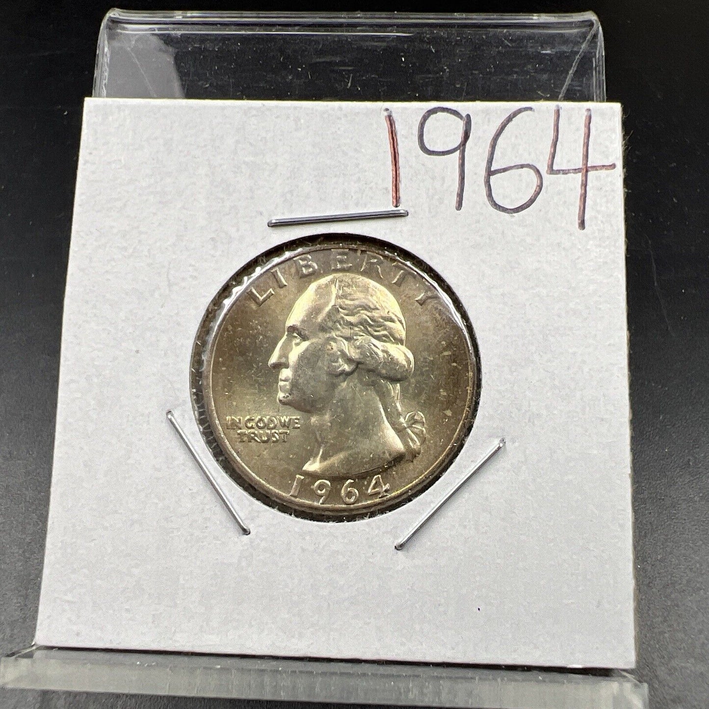 1964 P Washington 25c Silver Quarter Coin Gem BU UNC #RD3R