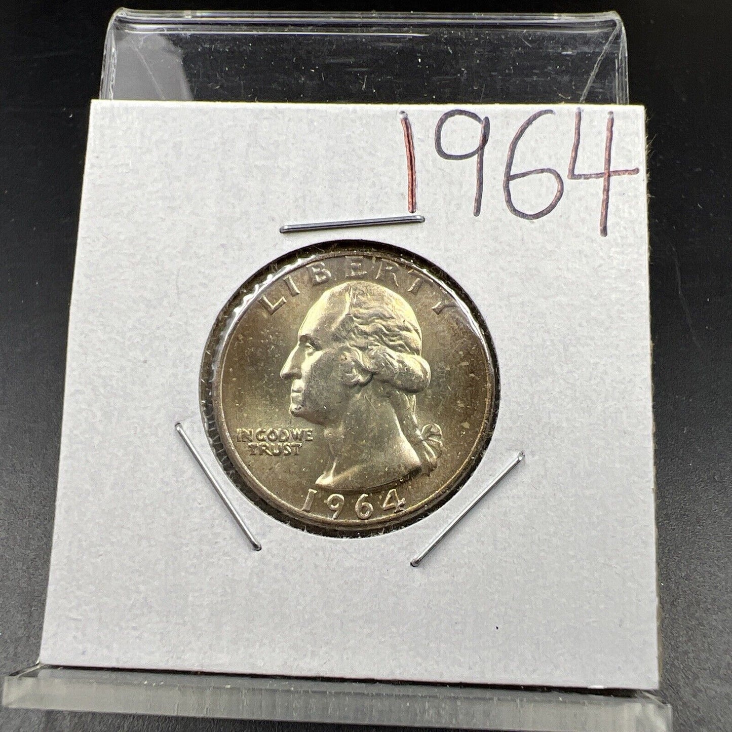 1964 P Washington 25c Silver Quarter Coin Gem BU UNC #RD3R