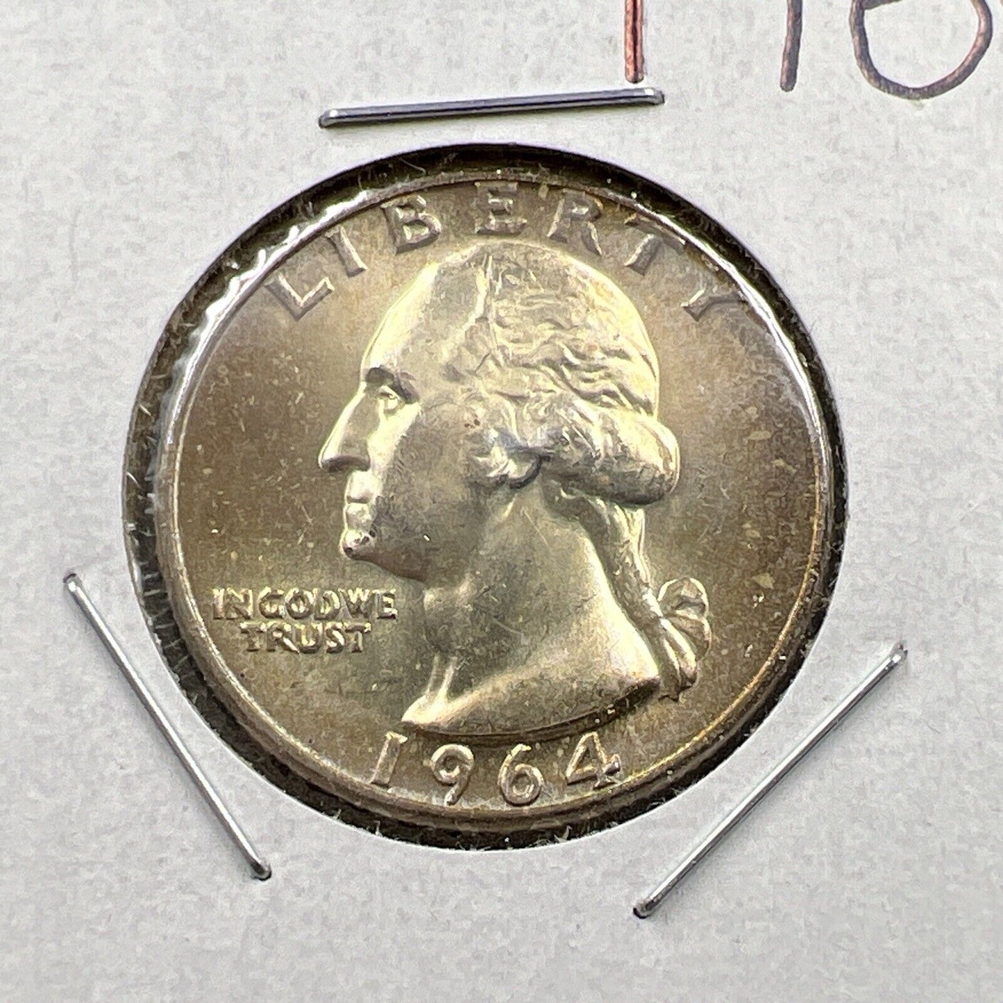 1964 P Washington 25c Silver Quarter Coin Gem BU UNC #RD3R