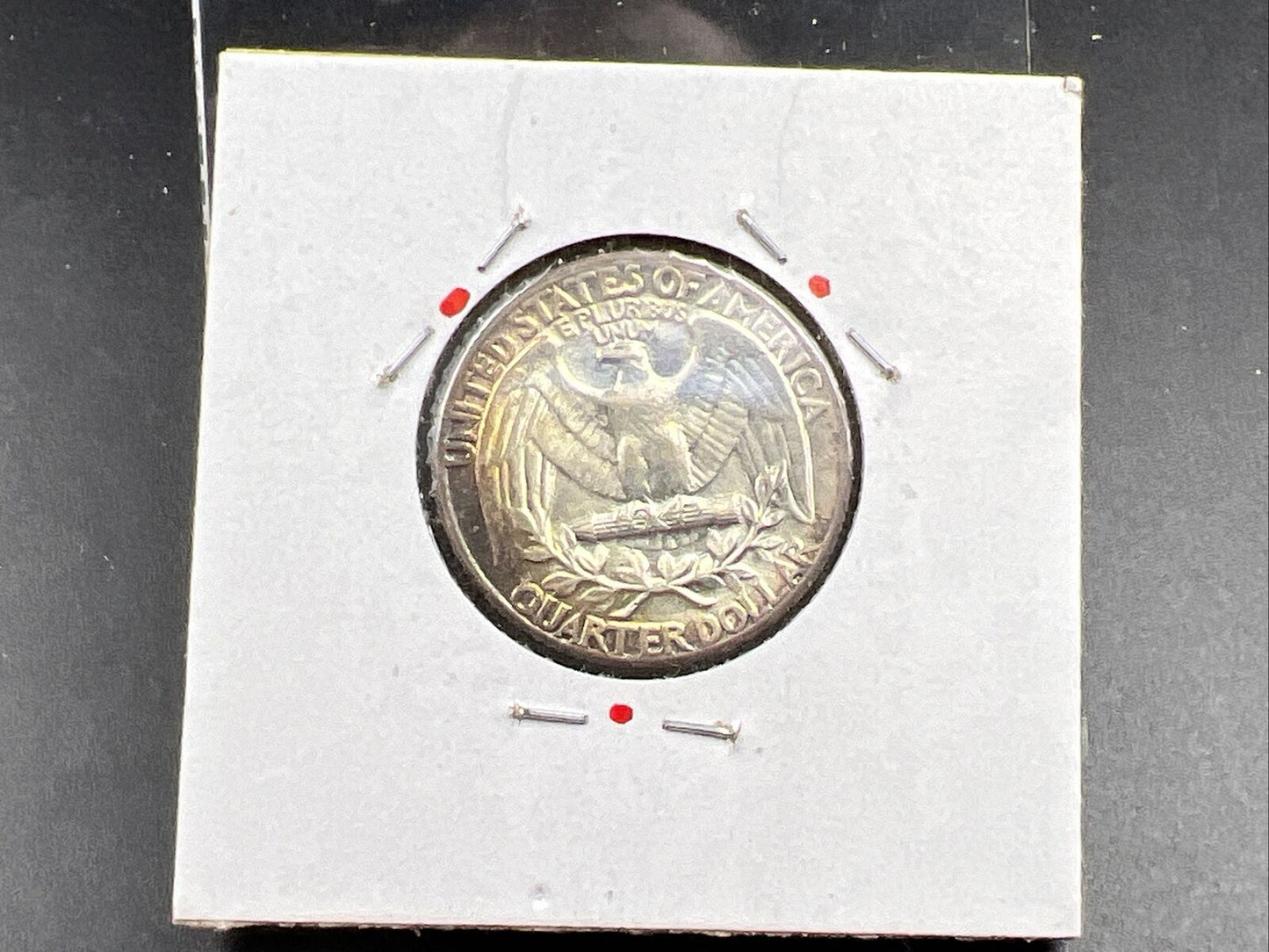 1962 P Washington 25c Silver Quarter Coin Gem BU UNC PQ Toning Obverse
