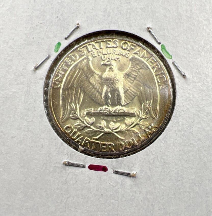 1964 P Washington 25c Silver Quarter Coin Nice Toning CH BU UNC SKU#LMGN