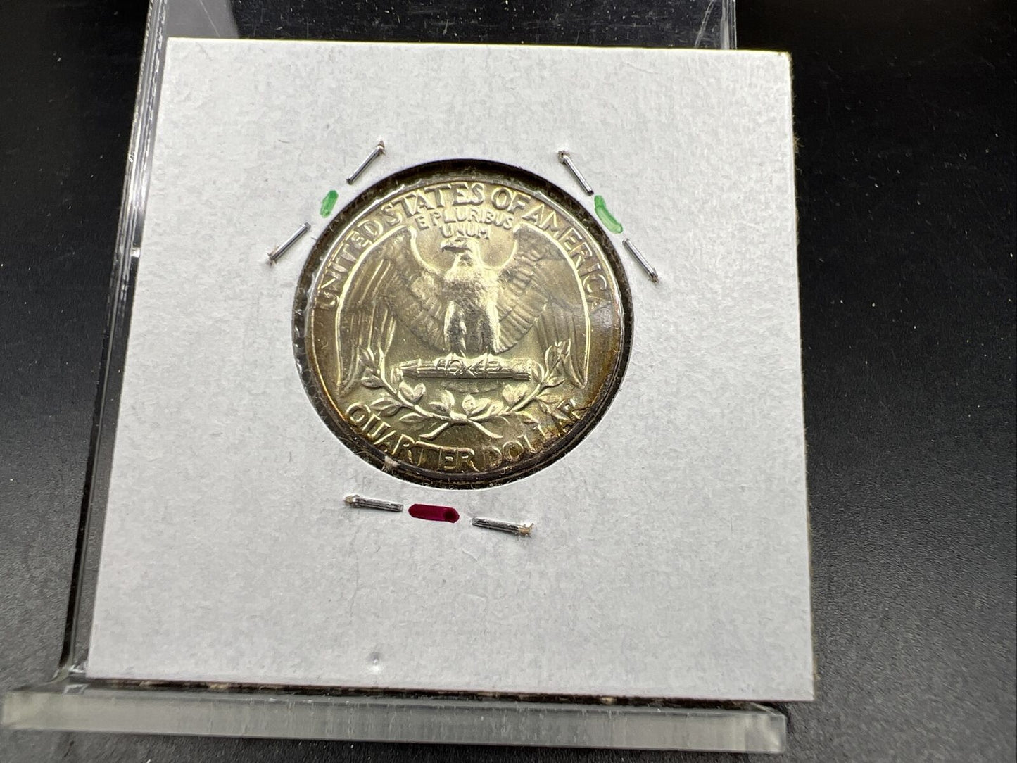 1964 P Washington 25c Silver Quarter Coin Nice Toning CH BU UNC SKU#LMGN