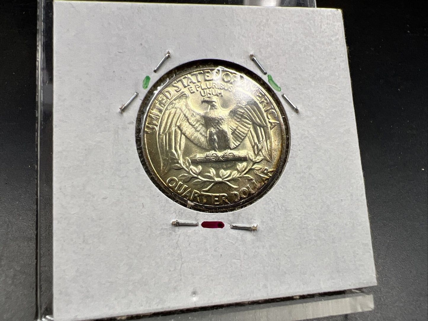 1964 P Washington 25c Silver Quarter Coin Nice Toning CH BU UNC SKU#LMGN