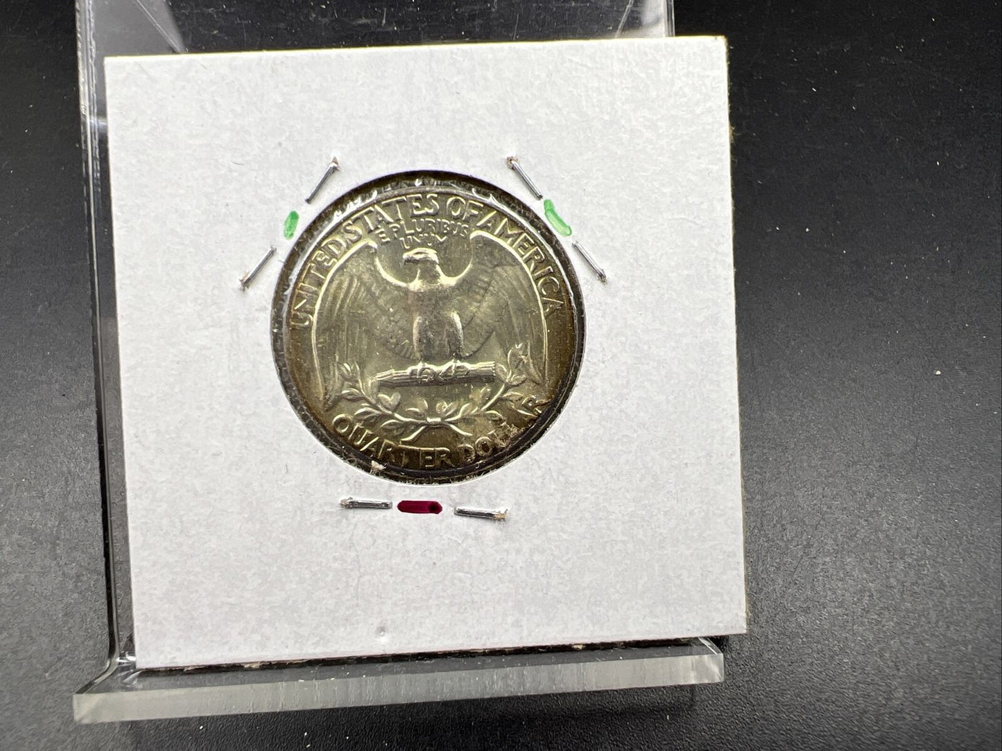 1964 P Washington 25c Silver Quarter Coin Nice Toning CH BU UNC SKU#LMGN