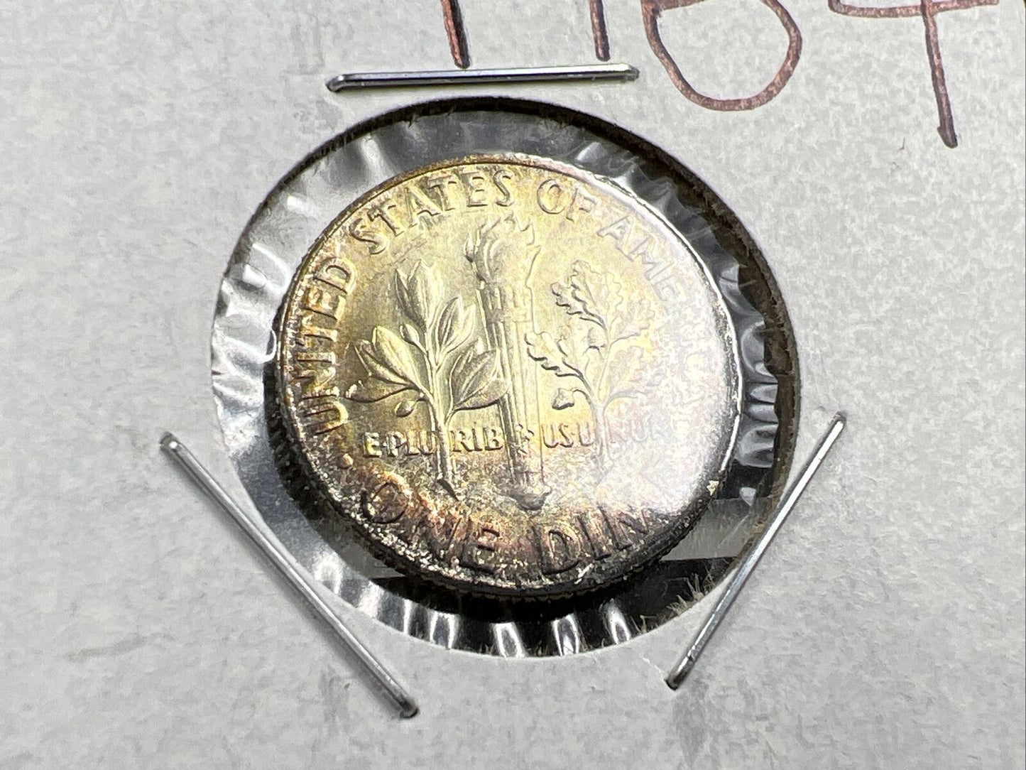 1964 P 10c Roosevelt Silver Dime Coin Gem BU UNC Neat Toning SKU#GRN3