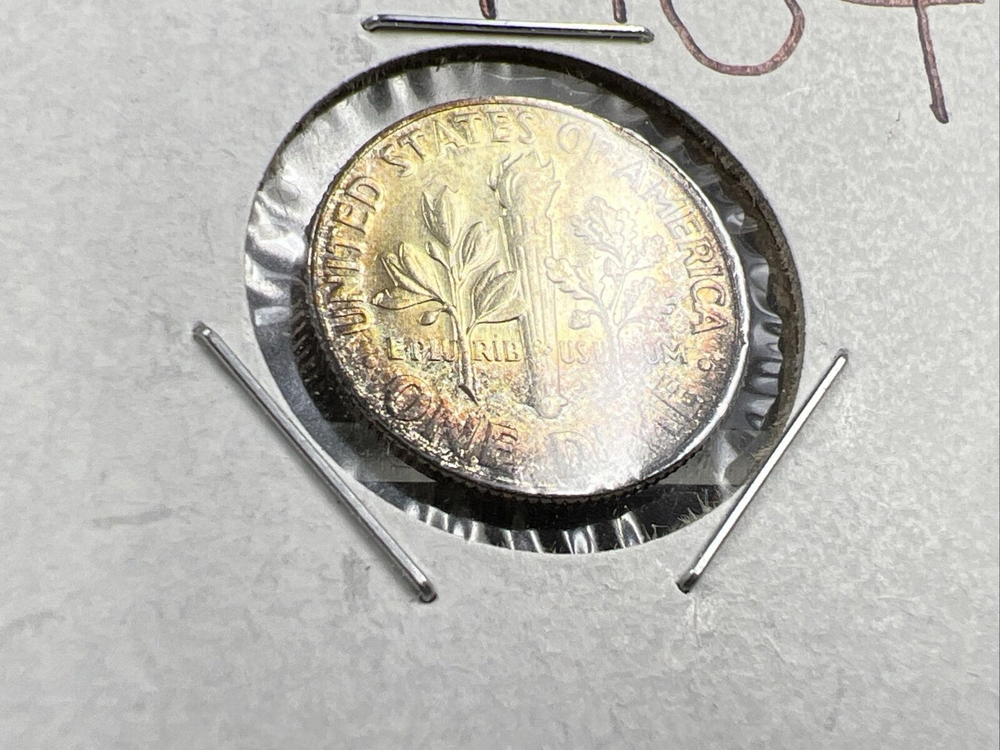 1964 P 10c Roosevelt Silver Dime Coin Gem BU UNC Neat Toning SKU#GRN3